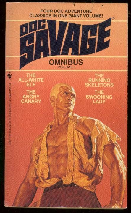 DOC SAVAGE OMNIBUS #1-PULP REPRINT PAPERBACK-4 STORIES! VF