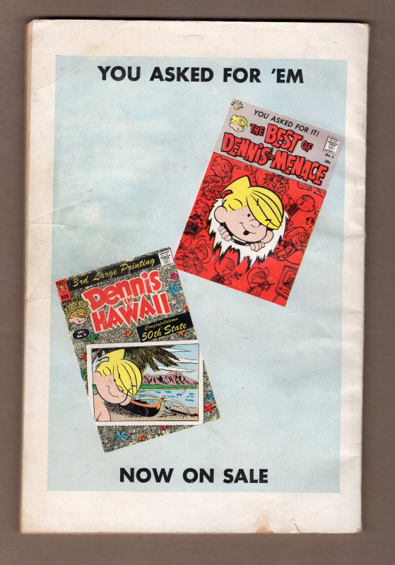 Dennis the Menace in Hollywood # 7 from 1959 1st Printing