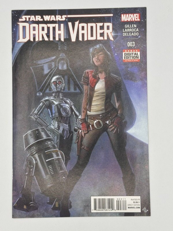 Star Wars Darth Vader Vol 1 #3 1st Appearance Dr Aphra And Triple 0 Great Copy