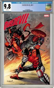 DAREDEVIL #21 SERGIO DAVILA VARIANT CGC 9.8 NM PRESALE 5/7