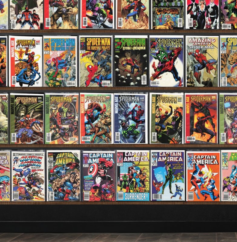 Huge Lot 150+ Comics with Captain America, Spider-Man: Chapter One & More!