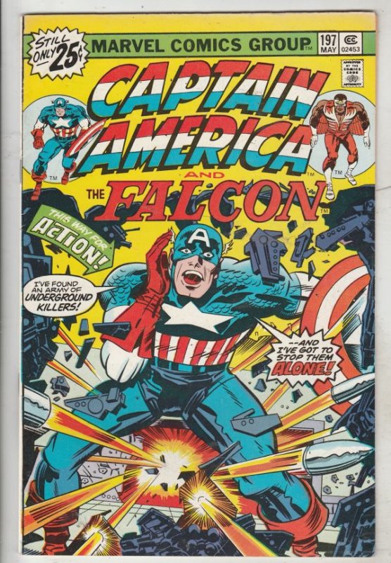 Captain America #197 (May-76) VF/NM High-Grade Captain America