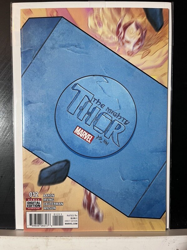 The Mighty Thor #12 (2015) Origin of Mjolnir! Jane Foster/Thor! Love & Thunder! 