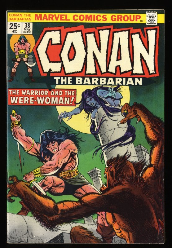 Conan The Barbarian #38 VF- 7.5 Marvel Comics