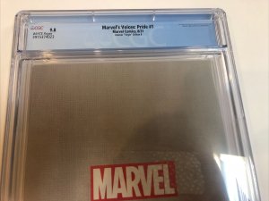 Marvel's Voices Pride (2021) # 1 (CGC 9.8) Jimenez Virgin Edition B | Census=3