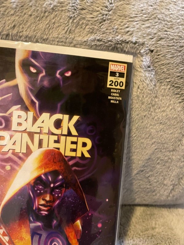 BLACK PANTHER #3 MANHANINI 2ND PRINTING VARIANT 2022 