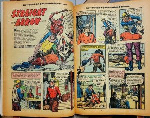 STRAIGHT ARROW #34 VG/FN (Magazine 1953) Red Hawk PRE-CODE 10-cent GOLDEN AGE