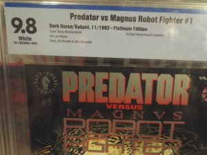 Predator vs Magnus Robot Fighter #1 - CBCS 9.8  1st Dark Horse/Valiant Crossover
