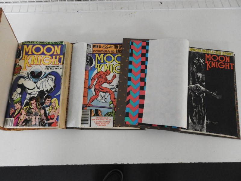 Moon Knight #1-36 Solid Run Bound in (3) Hardback Volumes (1982)  Awesome Read!