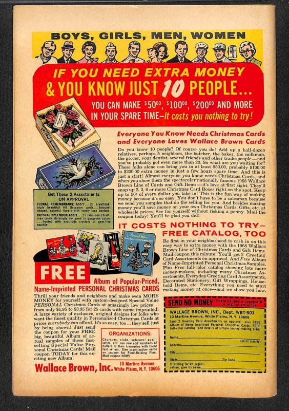 X-Men #47 VG+ 4.5 Beast! Marvel Comics