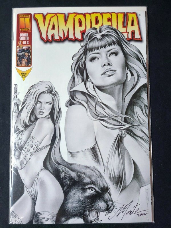 Signed NM+ Vampirella Monthly 24&26 Death Valley 1-2 Monte Moore