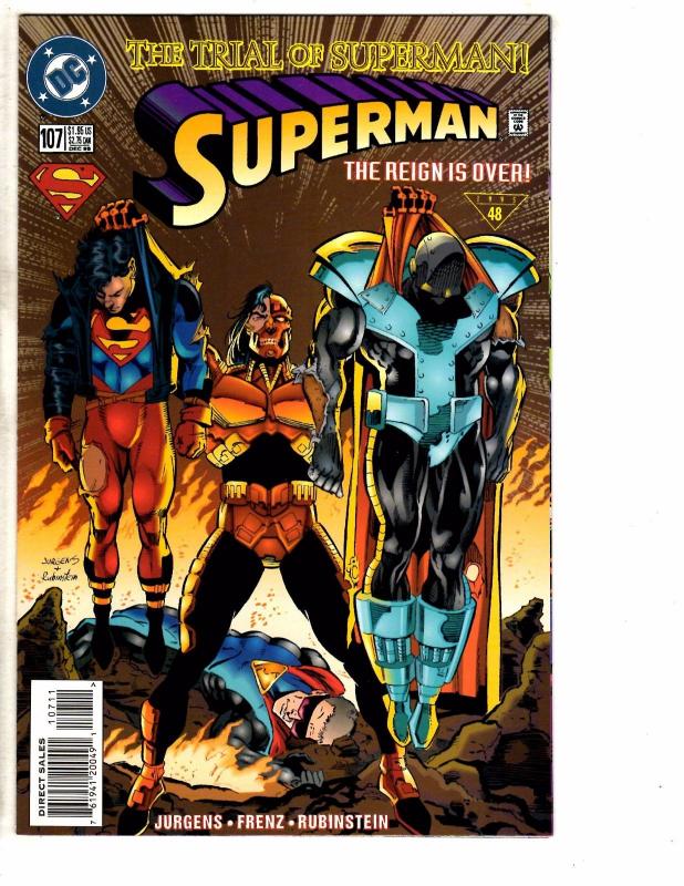 8 Superman DC Comic Book #99 101 102 103 105 106 107 108 Batman Flash Arrow J217