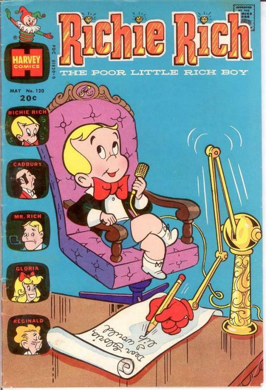 RICHIE RICH  (1960-1991) 120 F May 1973 COMICS BOOK