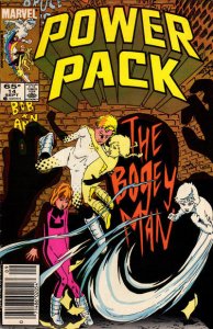 Power Pack #14 (Newsstand) FN ; Marvel | 1st appearance Bogey Man