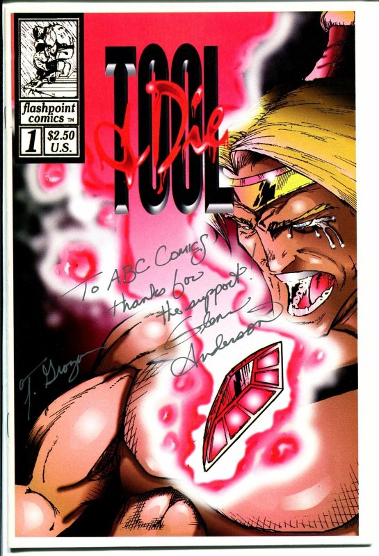 Tool & Die #1 1994-Flashpoint Comics-1st issue-signed by Grozan & Anderson-VF/NM