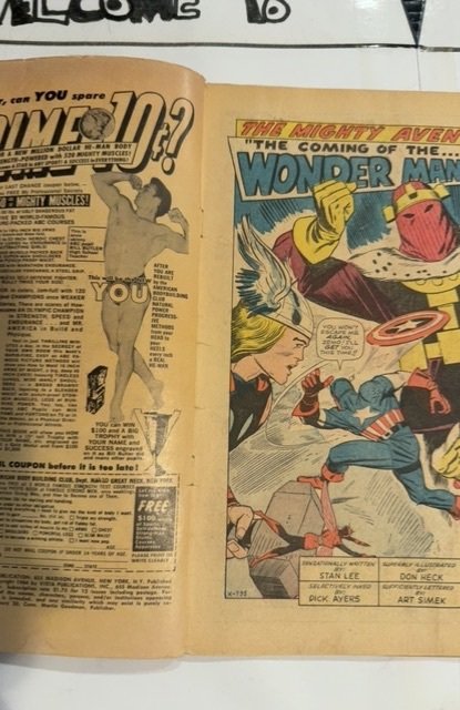 Avengers #9 (1964) 1st Wonderman app see descript