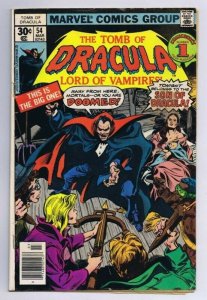 Tomb of Dracula #54 ORIGINAL Vintage 1977 Marvel Comics