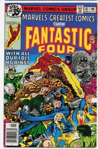 Marvel's Greatest Comics #81 (1979) Fantastic Four