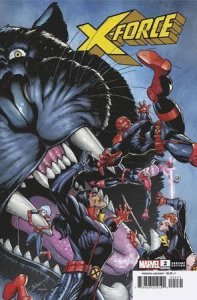 X-force #2 Deadpool Wolverine Weapon X-traction Var Marvel Comic CVR by Nakayama