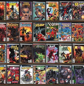 Huge Lot 140+ Comics with Black Panther, Slingers, Justice League & More!