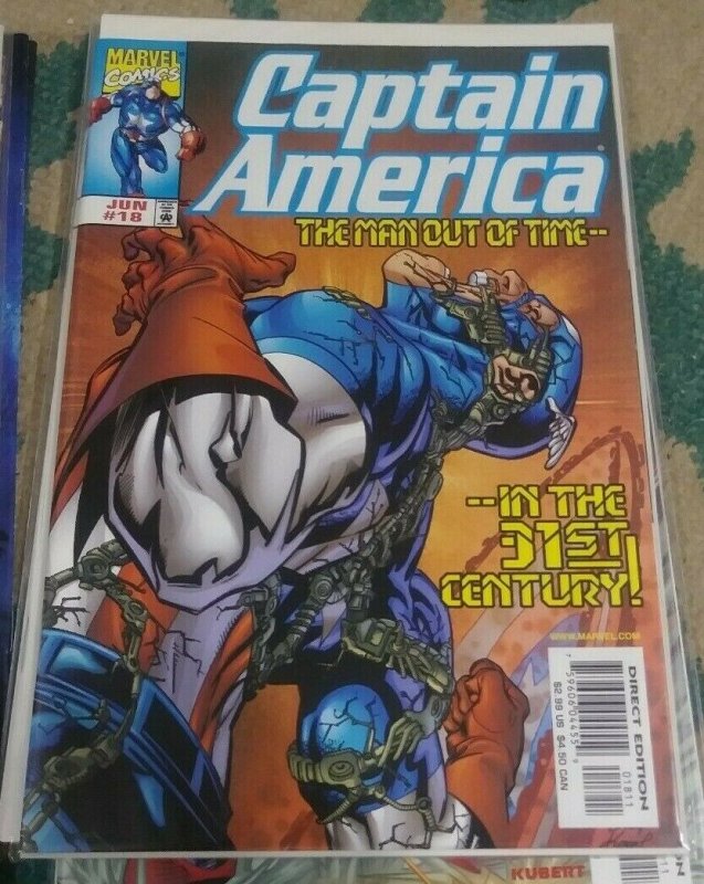 Captain America # 18 1999 marvel  steve rogers avengers 31st century korvac