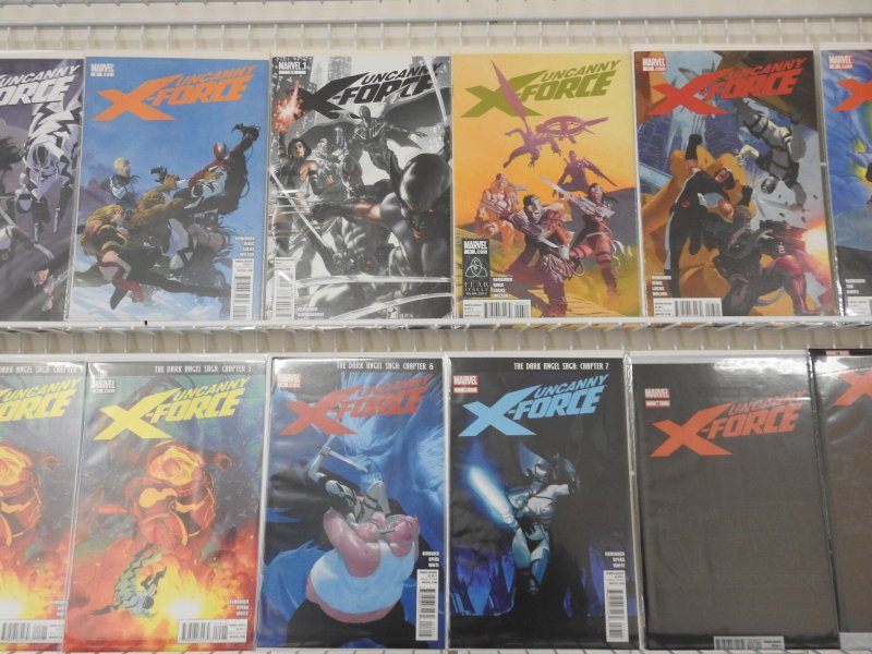 Uncanny X-Force Complete Set 1-35, 5.1, & 19.1! Plus Duplicates! Avg VF/NM Cond!