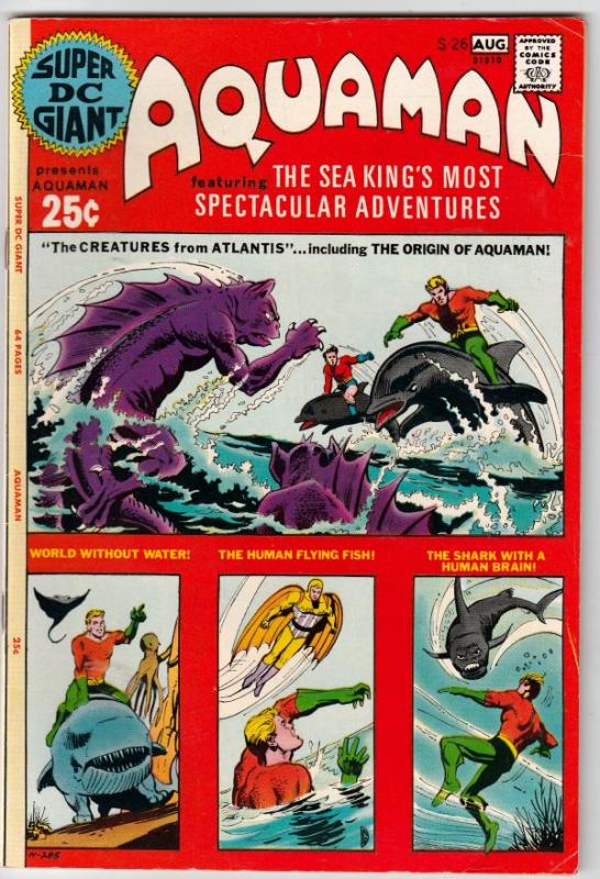 Super DC Giant #S-26 (Aug-71) VF/NM High-Grade Aquaman, Aqualad