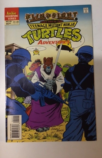 Teenage Mutant Ninja Turtles Adventures #60 ‘94 Blindsight Part 2 by Archie comi