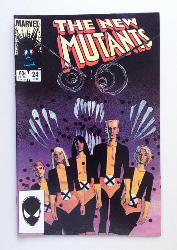 NEW MUTANTS #24, VF/NM, Sienkiewicz, Claremont, Marvel 1983 1985, more in store