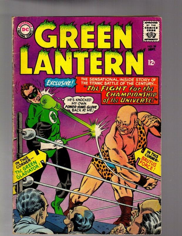 GREEN LANTERN 39 GOOD PLUS  September1965 COMICS BOOK