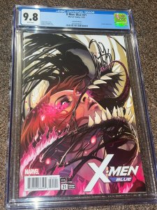 X-Men Blue 21, Stephanie Hans, Venom 1:50 Variant Cover, CGC Graded 9.8