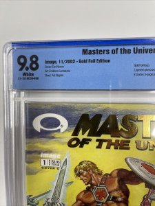 Masters of the Universe #1 CBCS 9.8 preview of Invincible #1 Gold Foil Variant