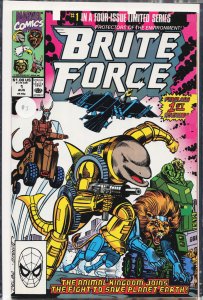 Brute Force #1 (1990) Surfstreak [Key Issue]