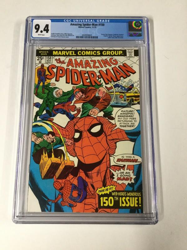 Amazing Spider-man 150 9.4 White Pages Marvel