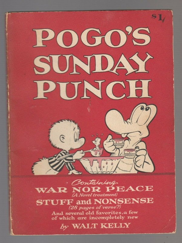 1957 POGO'S Sunday Punch by Walt Kelly FN 6.0 1st Simon & Schuster Paperback