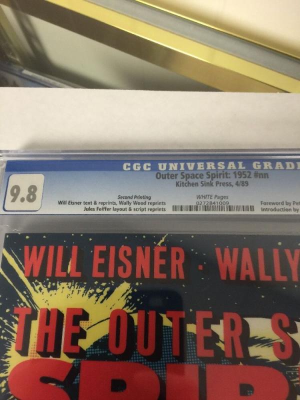 Will Eisner Wally Wood The Outer Space Spirit 1952 Graphic Novel 1 Cgc 9.8 2ndp