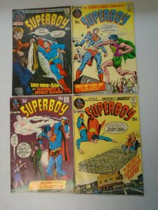 Superboy lot 17 different 15c covers from #158-176 avg 4.0 VG (1969-71)