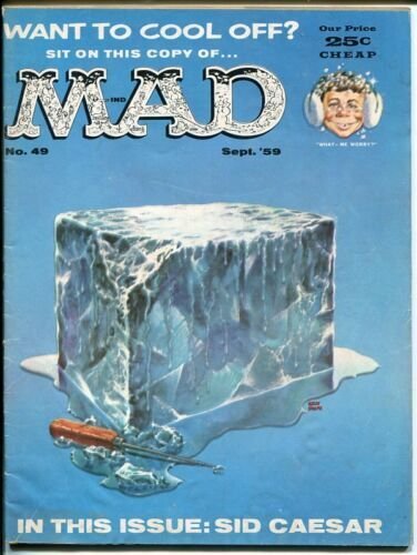 MAD #49-WACKY ISSUE-WOOD-ORLANDO-MARTIN-FREAS-1959-fine 