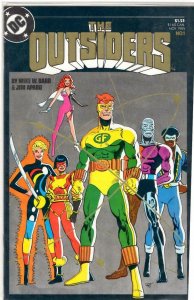 THE OUTSIDERS #1, VF/NM, Mike Barr, Jim Aparo, DC, 1985, more DC in store