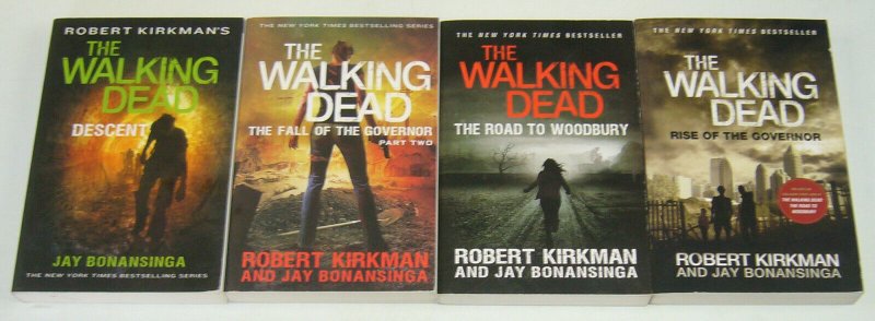Robert Kirkman's the Walking Dead novels set of (4) woodbury governor rise fall