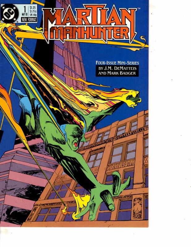 Lot Of 2 DC Comic Books Martian Manhunter #1 and Green Lantern #10 WT10