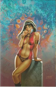 (2022) VAMPIRELLA YEAR ONE #4 1:10 JOSEPH LINSNER VIRGIN VARIANT COVER!