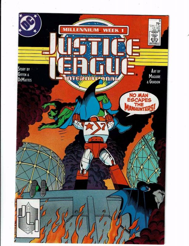 Lot of 6 Justice League International DC Comics #7 8 9 10 11 12 CB7