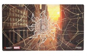 MTG Marvel's Spider-Man Shiny Playmat Spider-man Plains By Gamegenic