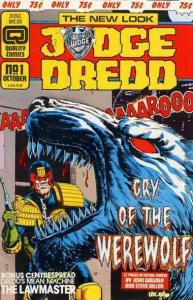 JUDGE DREDD (1986 Q) 25-DIFFERENT, 'HE IS THE LAW!',