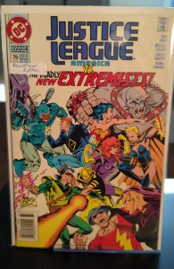 Justice League America #79 Newsstand Edition (1993)