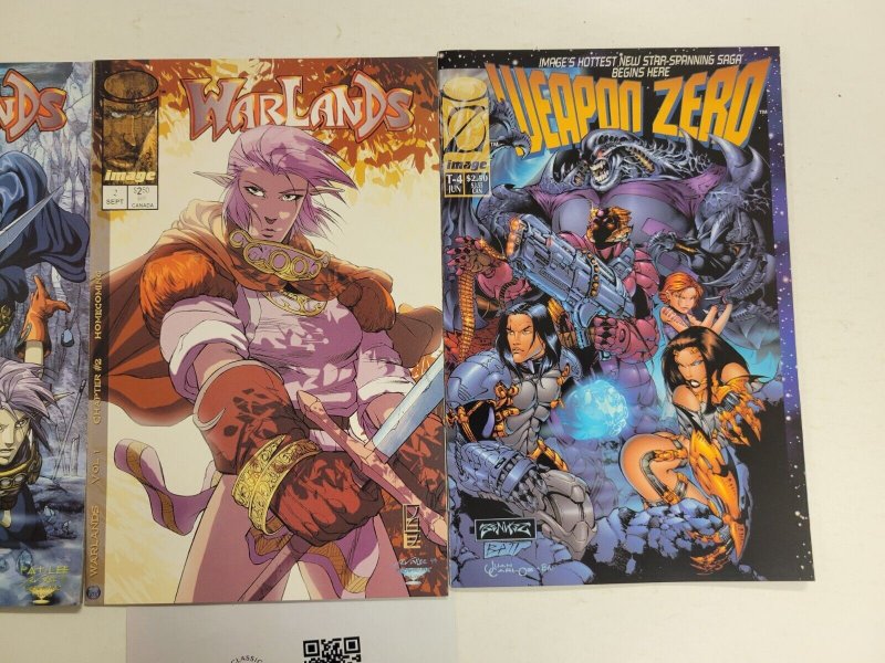 3 Image Comics #1 2 Warlands + #T-4 Weapon Zero 83 TJ9