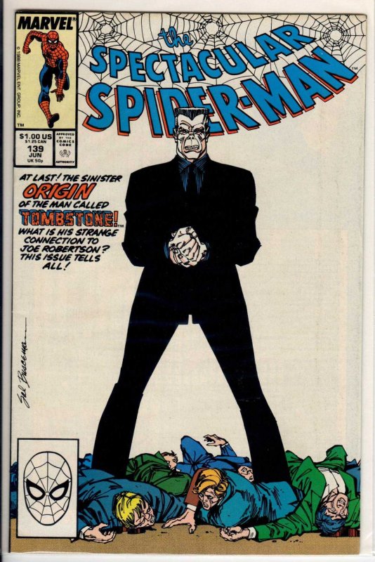 The Spectacular Spider-Man #139 Direct Edition (1988) 9.6 NM+