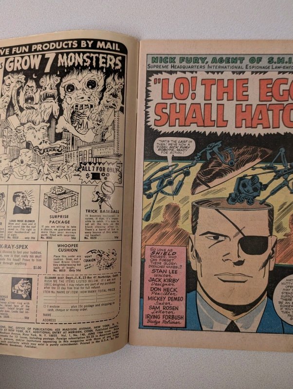 STRANGE TALES #145 1966 FIRST APP. RASPUTIN SILVER AGE RARE UK PRICE VARIANT