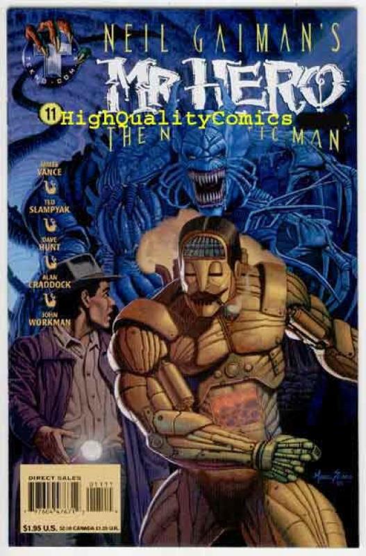 MR HERO #10 11 12, NM, Neil Gaiman's, Robot,Newmatic Man,Steampunk,more in s